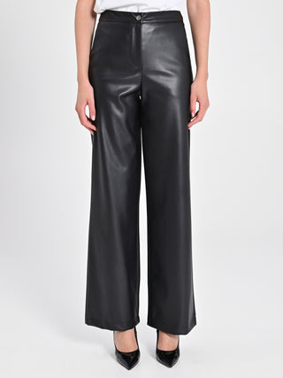 Pantaloni in simil pelle