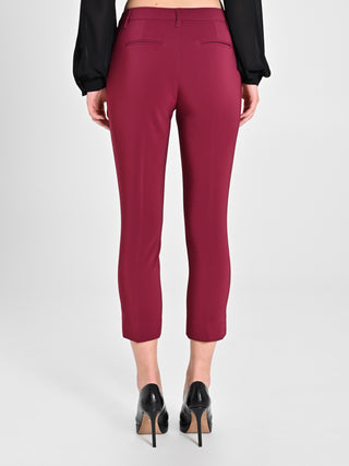 Pantaloni Skinny Bordeaux