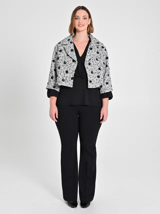 Giacca Curvy Black & White