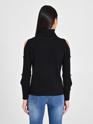 Dolcevita Nero off-the-shoulders