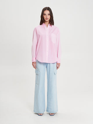 Camicia Rosa a Righe