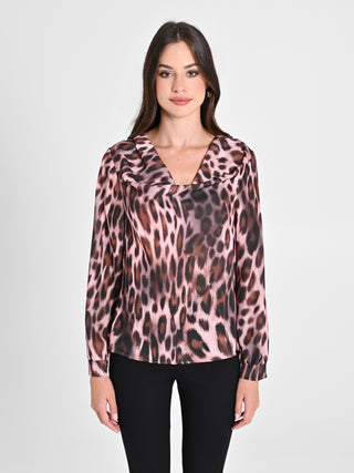 Blusa Pink Animalier
