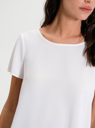 Blusa a Scatoletta in Raso