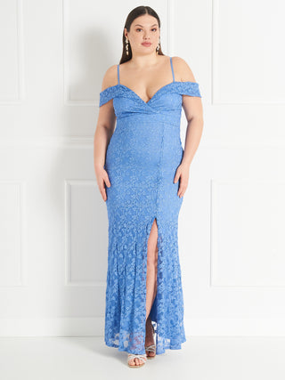 Abito Rinascimento Curvy atelier Pizzo All-Over