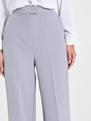 Pantalone Palazzo Grigio in Crepe