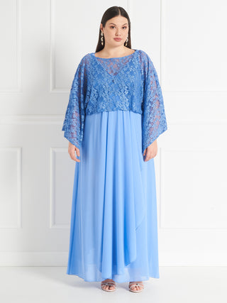 Mantella Coprispalle Rinascimento Curvy atelier in Pizzo Glitter