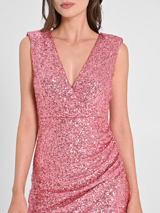 Tubino Paillettes Rosa