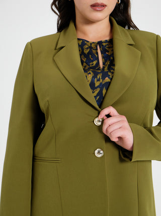 Giacca Curvy Verde Muschio