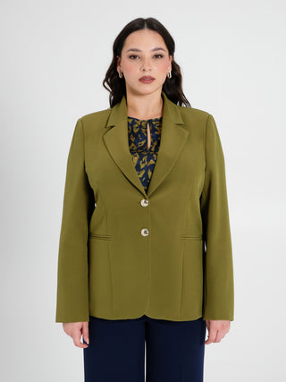 Giacca Curvy Verde Muschio