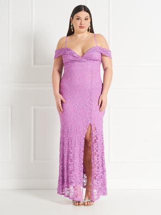 Abito Rinascimento Curvy atelier Pizzo All-Over