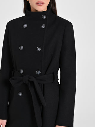 Cappotto Doppiopetto Nero