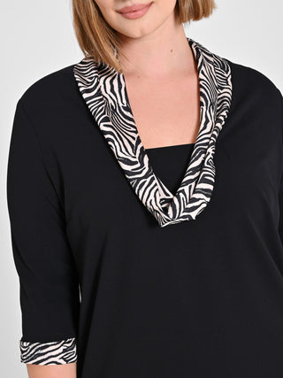 Abito Curvy inserti Jungle