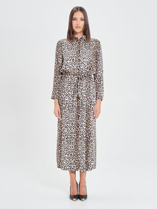 Chemisier in Viscosa Animalier