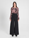 Pantaloni Wide Leg Neri