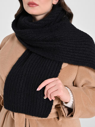 Sciarpa Treccia Nera