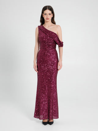 Abito Monospalla Paillettes