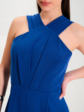 Tuta Palazzo con Spalline a Fascia