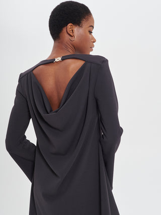 Abito Grigio a Ruota