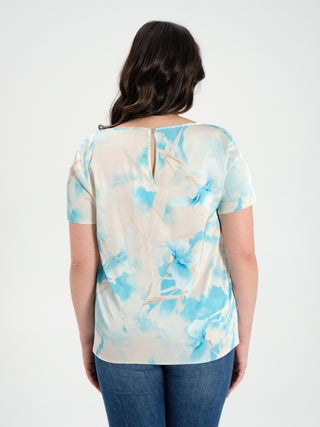 Blusa Curvy stampa Floreale