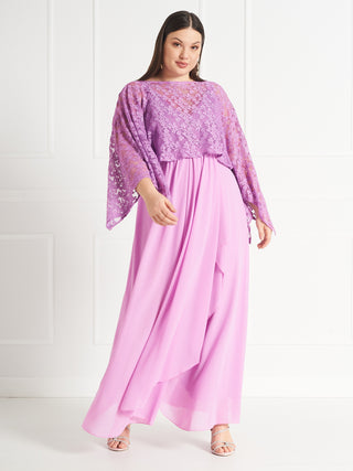 Mantella Coprispalle Rinascimento Curvy atelier in Pizzo Glitter