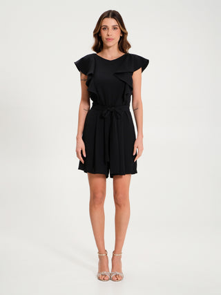 Tutina con Volant in Cadi Nero