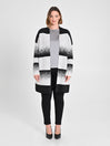 Cardigan Curvy Black & White