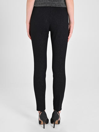 Pantaloni Glitter Neri
