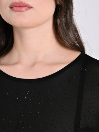 T-Shirt Tulle e Strass