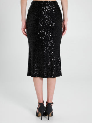 Gonna Longuette in Paillettes