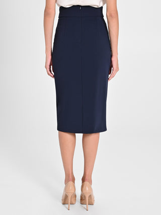 Gonna Tubino Blu Navy