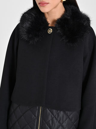 Cappotto con inserto Piumino Trapuntato