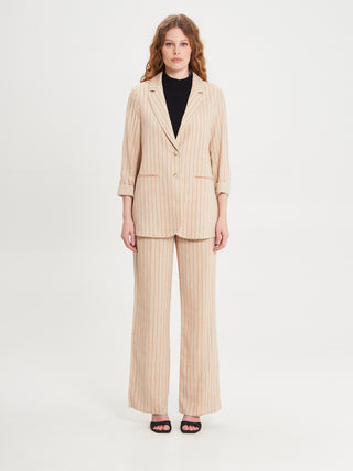 Blazer in Lino Gessato