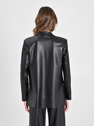 Giacca in simil pelle