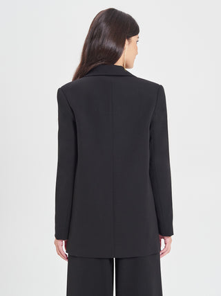 Giacca Over in Poliviscosa Nera