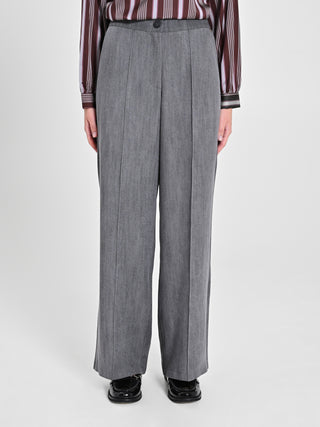 Pantaloni Grigi Ampi