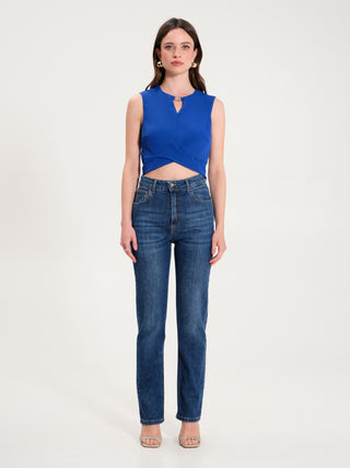 Top con Fibbia Catena