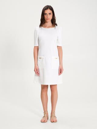 Abito a Trapezio con Tasche