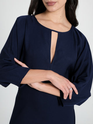 Abito Midi con Maniche Kimono