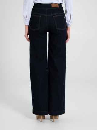 Jeans Palazzo Marinière