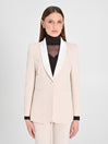 Giacca Tuxedo Beige