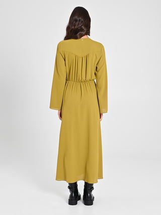 Abito Chemisier Verde Olio