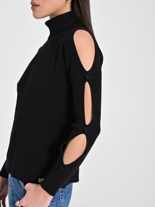 Dolcevita Nero off-the-shoulders