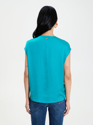 Blusa Girocollo 100% viscosa ECOVERO®