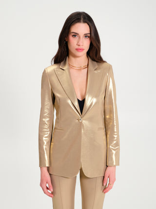Giacca Monobottone Satinata