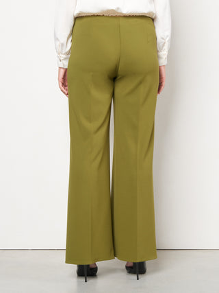 Pantaloni Curvy Verde Muschio