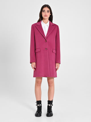 Cappotto Medio Bordeaux