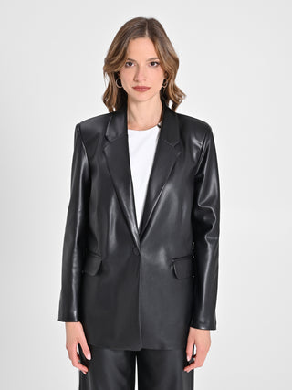 Giacca in simil pelle