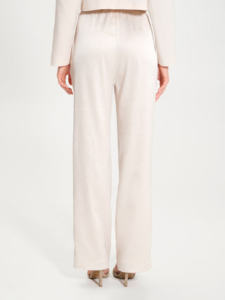 Pantaloni in Raso con Elastico