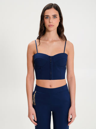 Top Bustino in Gabardina