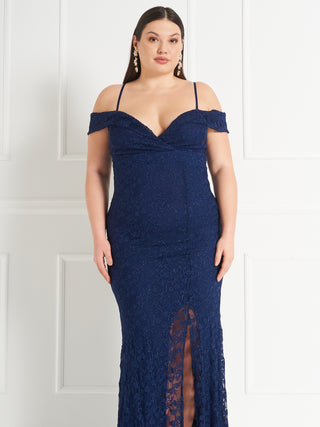 Abito Rinascimento Curvy atelier Pizzo All-Over